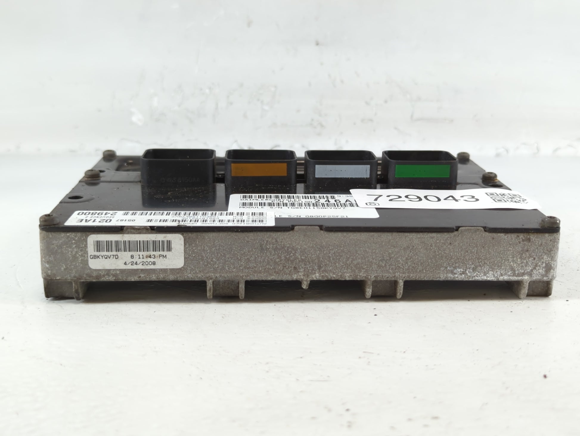 2008-2010 Chrysler 300 PCM Engine Control Computer ECU ECM PCU OEM P/N:P05187020AD P05150246AD Fits Fits 2008 2009 2010 OEM Used Auto Parts - Oemusedautoparts1.com