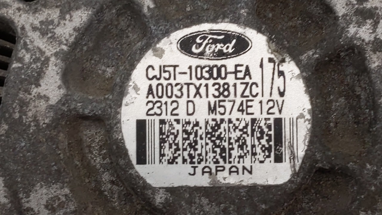 2013-2019 Ford Escape Alternator Generator Charging Assembly Engine Oem 200042