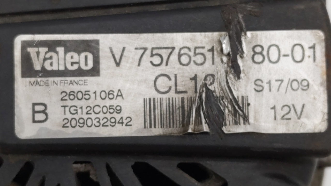 2009-2014 Mini Cooper Alternator Generator Charging Assembly Engine Oem 200049