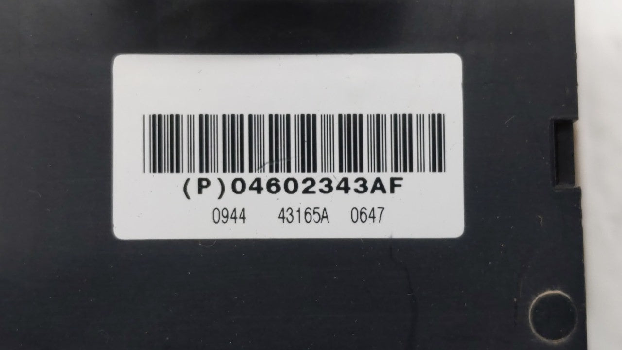2005-2005 Chrysler 300 Driver Left Door Master Power Window Switch 200055