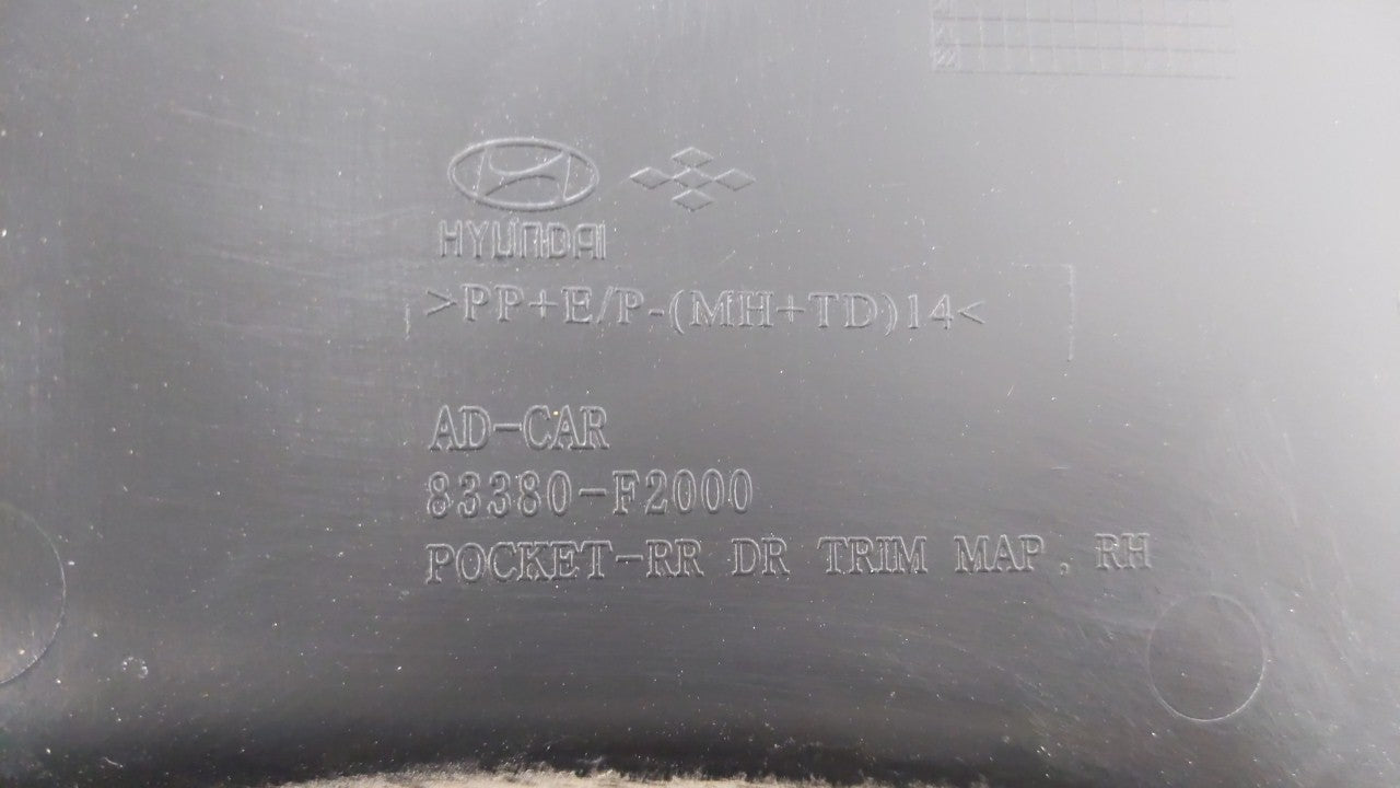 2017 Hyundai Elantra Rear Right Passenger Interior Door Panel Trim 200062