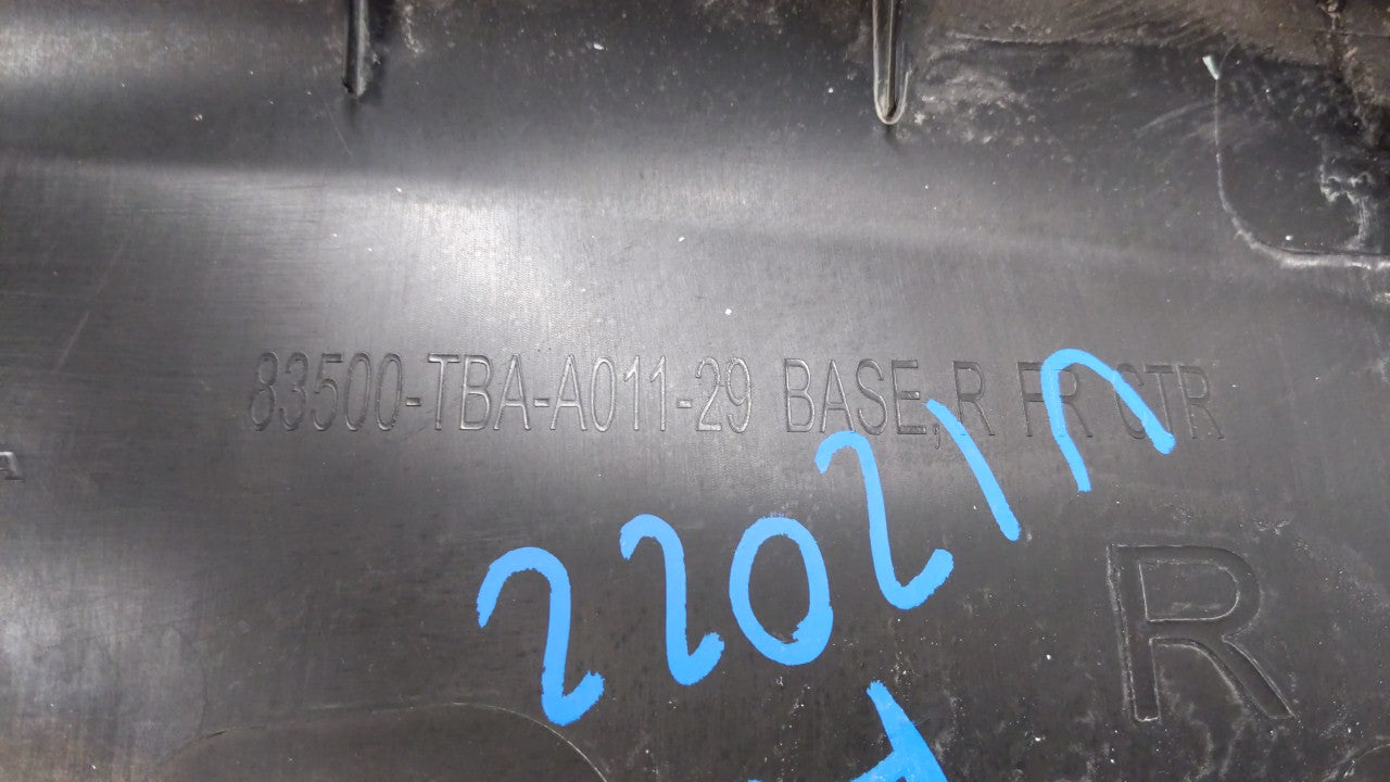 2017 Honda Civic Rear Right Passenger Interior Door Panel Trim 200063